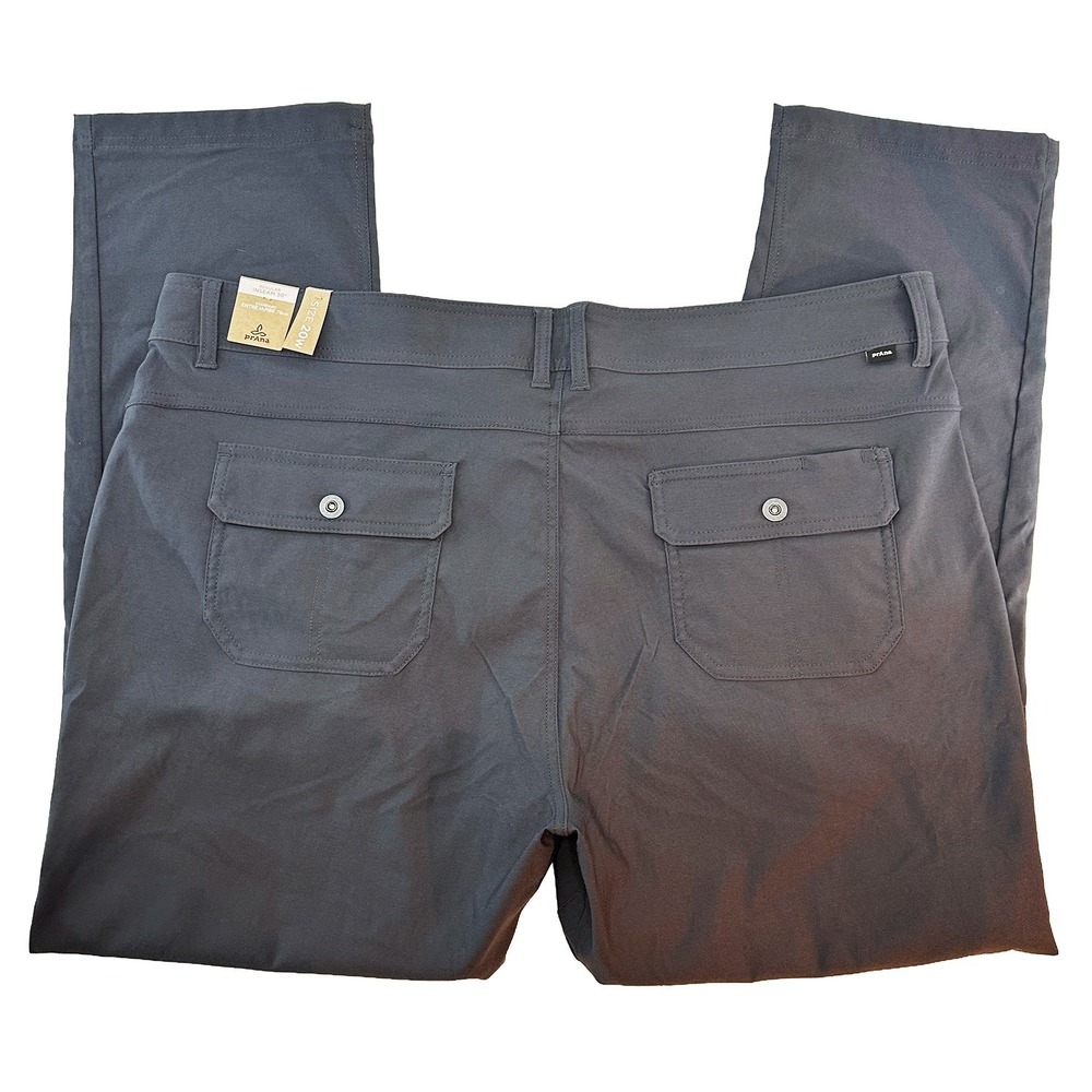 PRANA‎ Women's Halle Straight Pant Plus II NWT • 20W • coal gray • hiking nylon - Picture 3 of 7